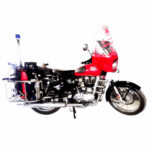 Fire Fighting Equipments Carrying Bike