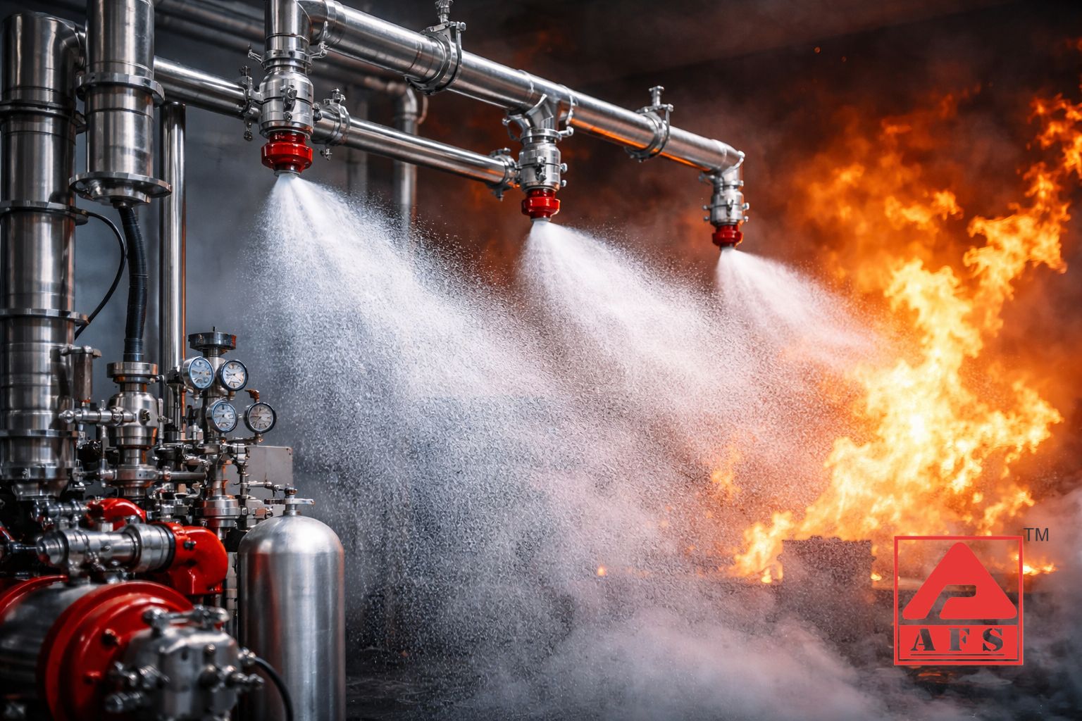 Water Mist Fire Suppression System