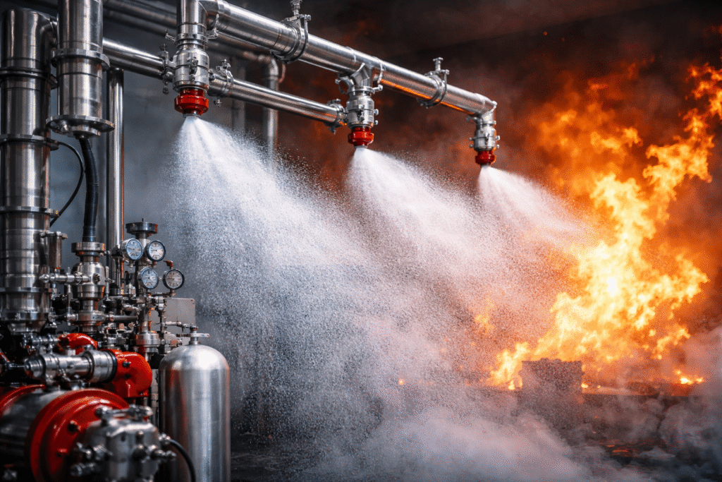 Water Mist Fire Suppression Systems