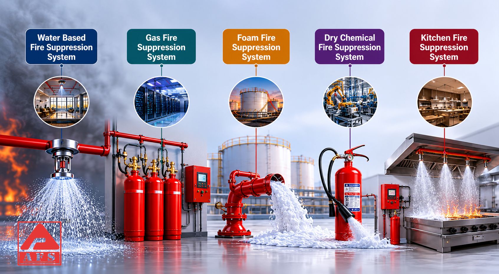 Types of Fire Suppression Systems